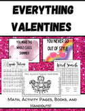 BUNDLE Everything Valentine's Day - Activities, Math Pract