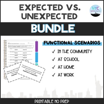 Preview of BUNDLE: Expected vs. Unexpected Behaviors for Middle and High School