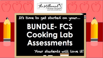 Preview of BUNDLE- FCS Cooking Lab Evaluations & Assessments