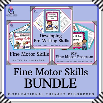 Preview of BUNDLE - FINE MOTOR SKILLS (Occupational Therapy Programs, Skill Development)