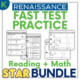 BUNDLE - FL FAST Practice STAR Math & Reading Kindergarten