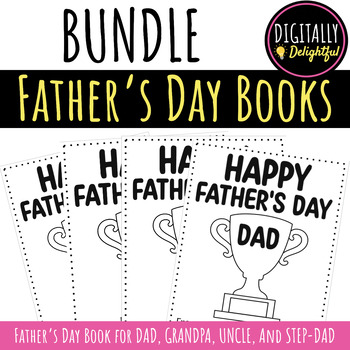 Preview of BUNDLE: Father's Day Books (4 Versions)