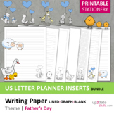 BUNDLE: Father's Day Writing Paper for Father's Day Crafts