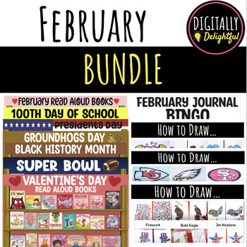 Preview of BUNDLE: February Digital Libraries, Journal BINGO, and Directed Drawing