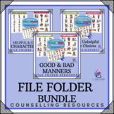 BUNDLE - File Folder Activities: Behavior Choices I Bullyi