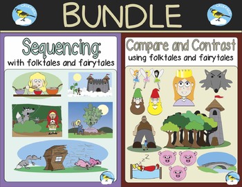 Preview of (BUNDLE) Folktales and Fairytales: Compare & Contrast and Sequencing