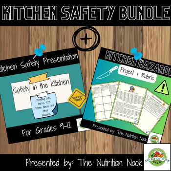 Preview of BUNDLE: Food Safety All Encompassing Unit (Lesson + Project + Rubric) NO PREP
