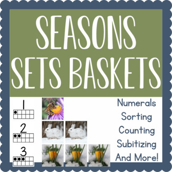Preview of BUNDLE: Four Seasons Montessori-Inspired Sets Baskets