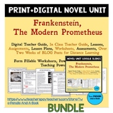 BUNDLE: Frankenstein Teaching Resources and Novel Unit Goo
