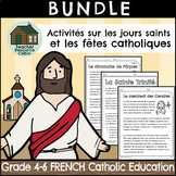 BUNDLE: French Catholic Activities (Grade 4-6)