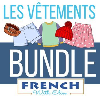 French Clothing Vocabulary