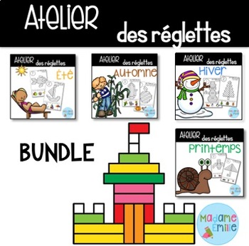 Preview of BUNDLE French Cuisenaire rods activities/ Atelier des réglettes {ENSEMBLE}