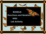 BUNDLE:  Functions and Relations Power Point with Correspo