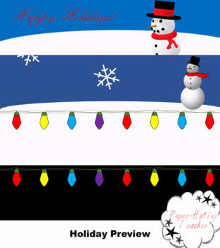 Bundle Google Classroom Animated Themes For The Holidays