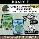 Grade 2 Ontario FRENCH Social Studies Workbook Bundle