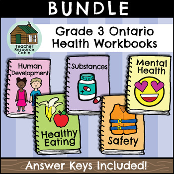 Preview of Grade 3 Ontario Health Workbooks