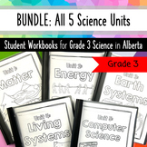 BUNDLE: Grade 3 Science Resources for Alberta Curriculum -