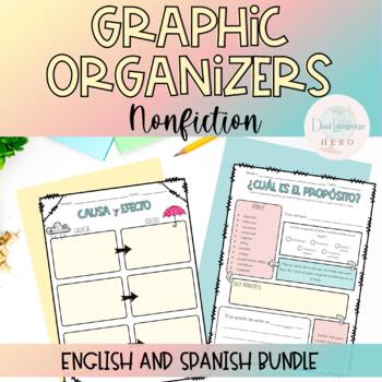 Preview of BUNDLE: Graphic organizers in Spanish & English: Nonfiction set
