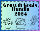 BUNDLE - Growth Goals - Bulletin Board - Worksheets