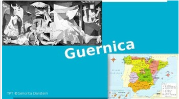 Preview of BUNDLE Guernica PPT and notes