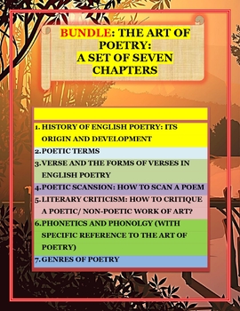 Preview of BUNDLE: THE ART OF POETRY (A SET OF SEVEN CHAPTERS)