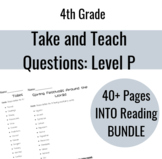 BUNDLE: HMH INTO: Take and Teach Questions Level P