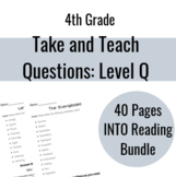 BUNDLE: HMH INTO: Take and Teach Questions Level Q