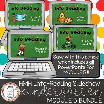 Preview of BUNDLE! HMH Into Reading Kindergarten PowerPoints: Module 5