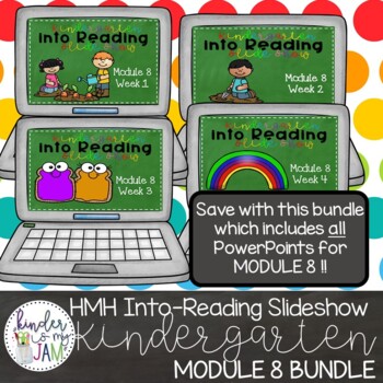 Preview of BUNDLE! HMH Into Reading Kindergarten PowerPoints: Module 8