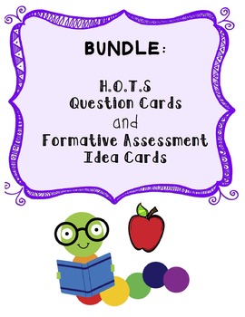 Preview of BUNDLE: HOTS Question Cards and Formative Assessment Cards