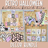 BUNDLE | Halloween Retro Bulletin Board Kits | Groovy Octo