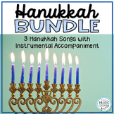 BUNDLE Hanukkah Songs for Kids - 3 Hebrew Songs Instrumental Arrangement + More
