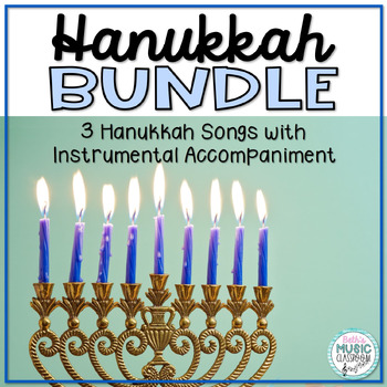 Preview of BUNDLE Hanukkah Songs for Kids - 3 Hebrew Songs Instrumental Arrangement + More