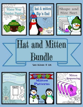 Preview of Hats and Mitten Bundle