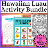 BUNDLE Hawaiian Luau Activities - Hawaii Unit/Party - Colo