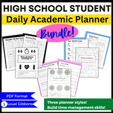 BUNDLE, Daily Student Academic Planner for High School Stu