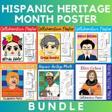BUNDLE: Hispanic Heritage Month Collaborative Coloring Art