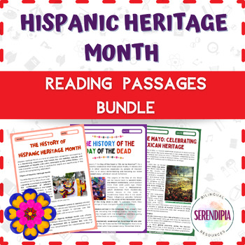 Preview of BUNDLE Hispanic Heritage Month || READING PASSAGES + ACTIVITIES || Middle School