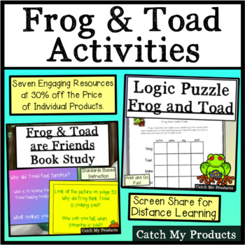 Preview of Frog and Toad Activities