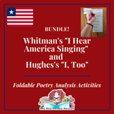 BUNDLE: I Sing America and I, Too: Whitman and Hughes poet