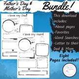 BUNDLE! | I love my Mom and Dad | Mother's Day & Father's 