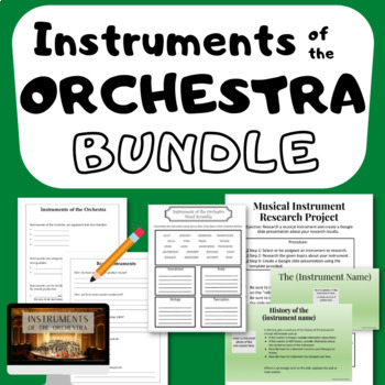 Preview of BUNDLE Instruments of the Orchestra a General Music Unit