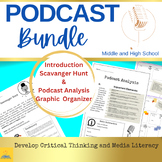 BUNDLE: Intro Scavenger Hunt/Web Quest & Podcast Analysis 