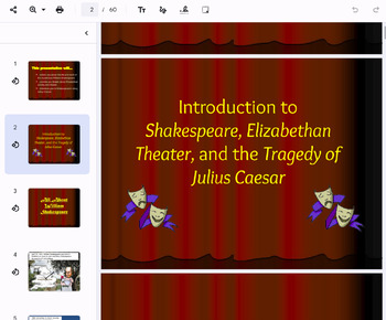 Preview of BUNDLE: Intro to Julius Caesar + Act I-V Reading Questions (1 WEEK OF LESSONS)