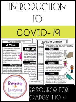 Preview of BUNDLE: Introduction to COVID-19 for Grades 1 to 4