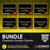 BUNDLE - Jeopardy Unit Review Games for Chemistry