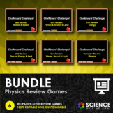 BUNDLE - Jeopardy Unit Review Games for Physics
