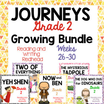 Preview of BUNDLE Journeys Second Grade Weeks 26-30
