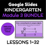 BUNDLE Kindergarten Math Module 3 Lessons 1-32 Slides - Or