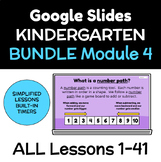 BUNDLE Kindergarten Math Module 4 Lessons 1-41 Slides - Or